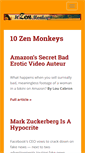 Mobile Screenshot of 10zenmonkeys.com
